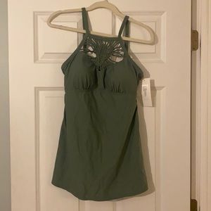 Padded one piece swim dress